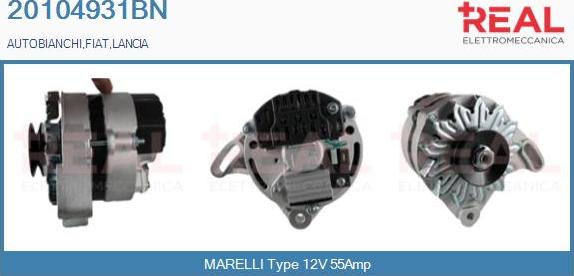 REAL 20104931BN - Alternateur droxauto.com