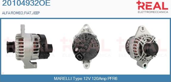 REAL 20104932OE - Alternateur droxauto.com