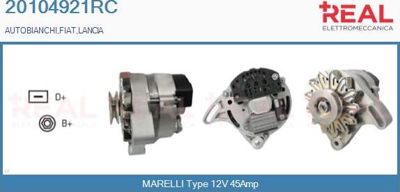 REAL 20104921RC - Alternateur droxauto.com