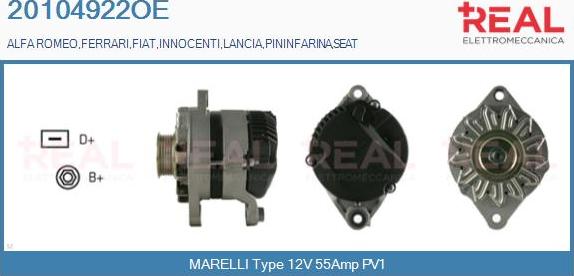REAL 20104922OE - Alternateur droxauto.com