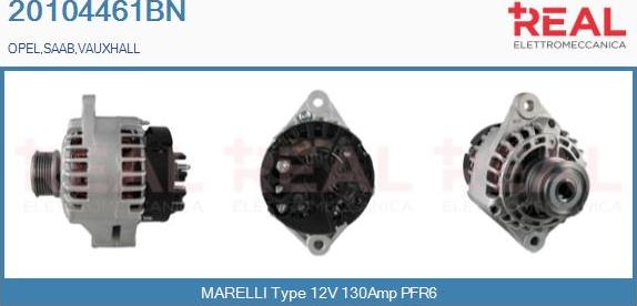 REAL 20104461BN - Alternateur droxauto.com