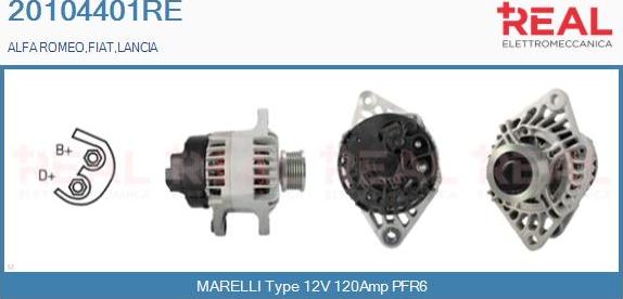 REAL 20104401RE - Alternateur droxauto.com