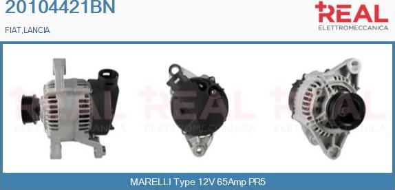 REAL 20104421BN - Alternateur droxauto.com