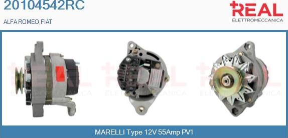 REAL 20104542RC - Alternateur droxauto.com