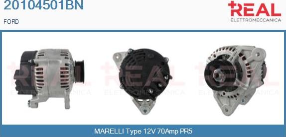 REAL 20104501BN - Alternateur droxauto.com