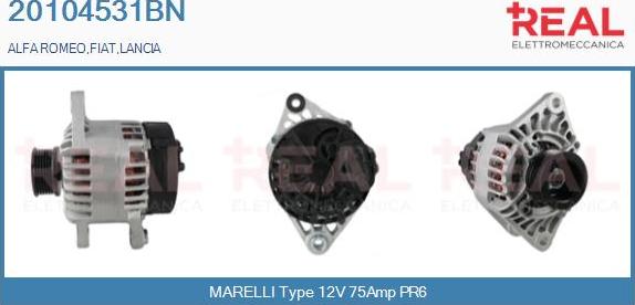 REAL 20104531BN - Alternateur droxauto.com