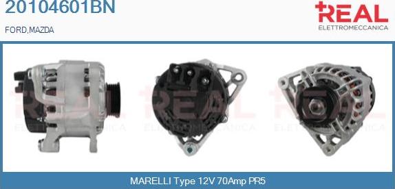 REAL 20104601BN - Alternateur droxauto.com