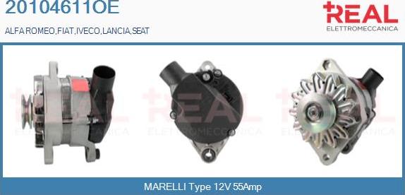REAL 20104611OE - Alternateur droxauto.com