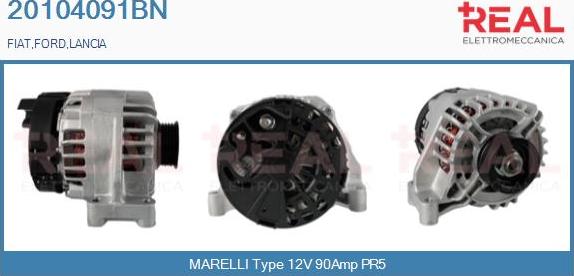 REAL 20104091BN - Alternateur droxauto.com