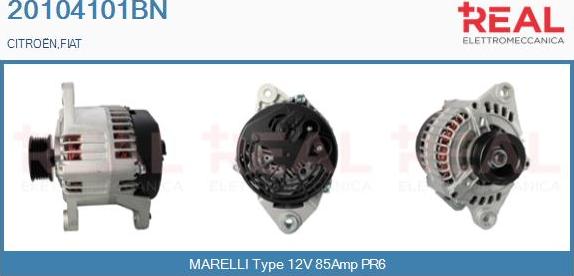 REAL 20104101BN - Alternateur droxauto.com
