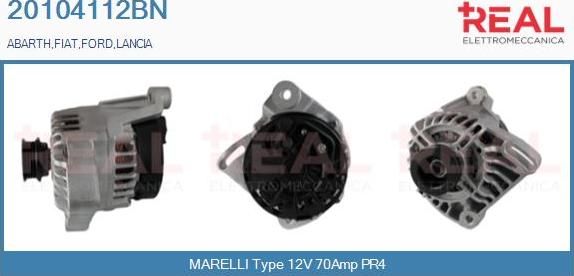 REAL 20104112BN - Alternateur droxauto.com