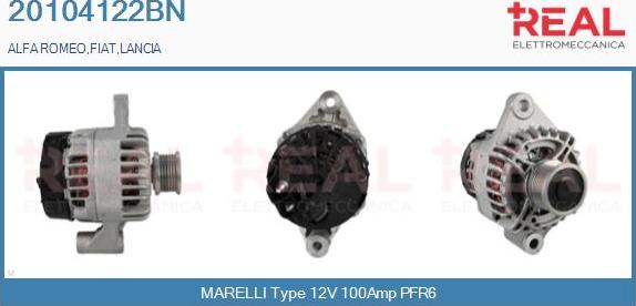 REAL 20104122BN - Alternateur droxauto.com