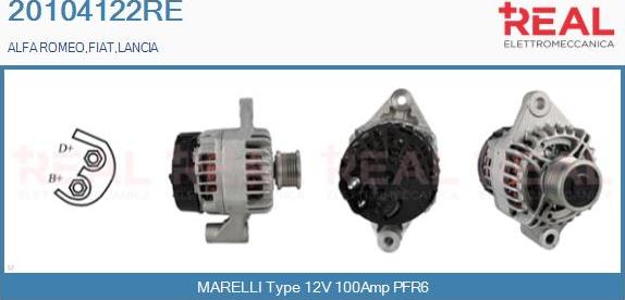 REAL 20104122RE - Alternateur droxauto.com