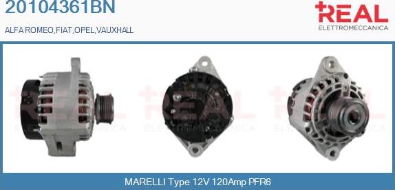 REAL 20104361BN - Alternateur droxauto.com