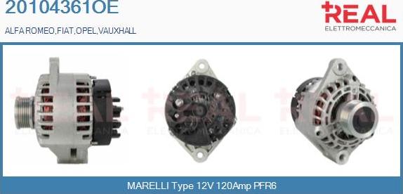 REAL 20104361OE - Alternateur droxauto.com