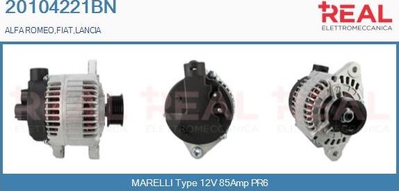 REAL 20104221BN - Alternateur droxauto.com