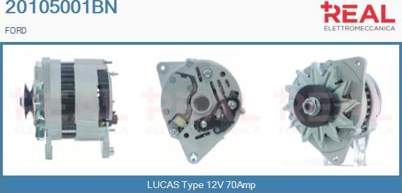 REAL 20105001BN - Alternateur droxauto.com