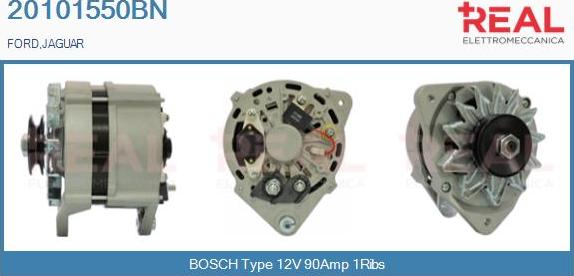 REAL 20101550BN - Alternateur droxauto.com