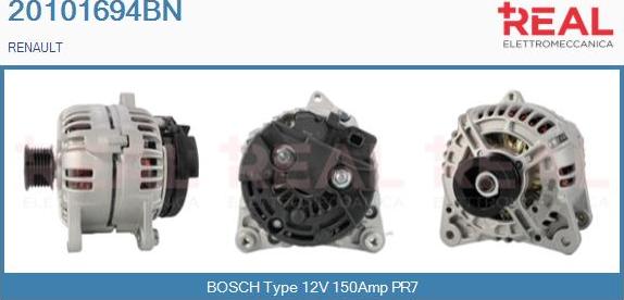 REAL 20101694BN - Alternateur droxauto.com