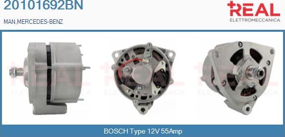 REAL 20101692BN - Alternateur droxauto.com