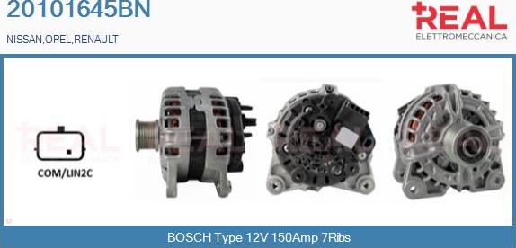REAL 20101645BN - Alternateur droxauto.com