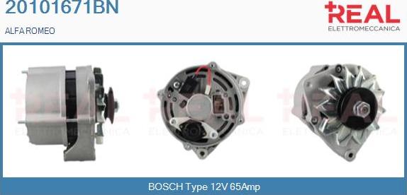 REAL 20101671BN - Alternateur droxauto.com