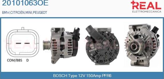 REAL 20101063OE - Alternateur droxauto.com