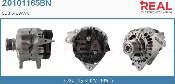 REAL 20101165BN - Alternateur droxauto.com