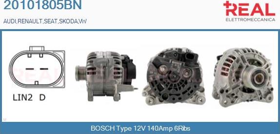 REAL 20101805BN - Alternateur droxauto.com