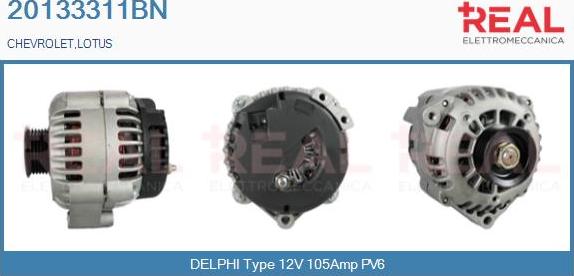 REAL 20133311BN - Alternateur droxauto.com