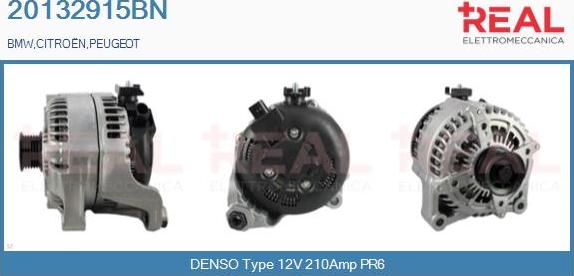 REAL 20132915BN - Alternateur droxauto.com