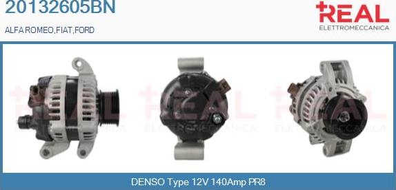 REAL 20132605BN - Alternateur droxauto.com
