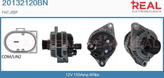 REAL 20132120BN - Alternateur droxauto.com