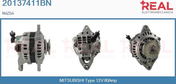REAL 20137411BN - Alternateur droxauto.com