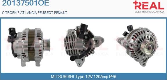 REAL 20137501OE - Alternateur droxauto.com