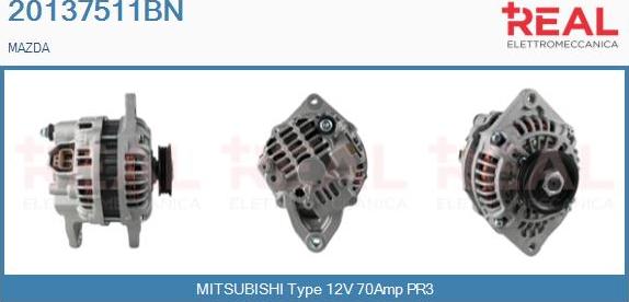 REAL 20137511BN - Alternateur droxauto.com