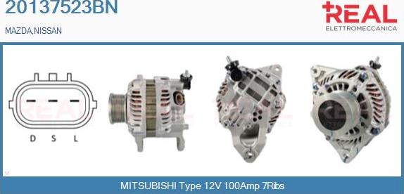 REAL 20137523BN - Alternateur droxauto.com