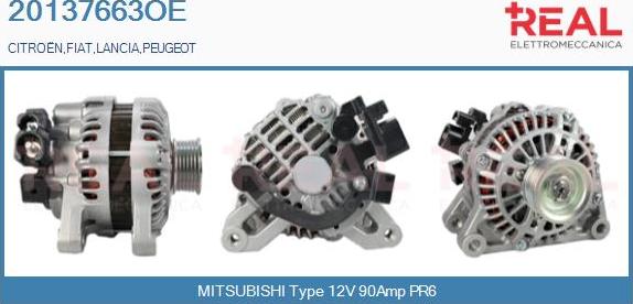 REAL 20137663OE - Alternateur droxauto.com