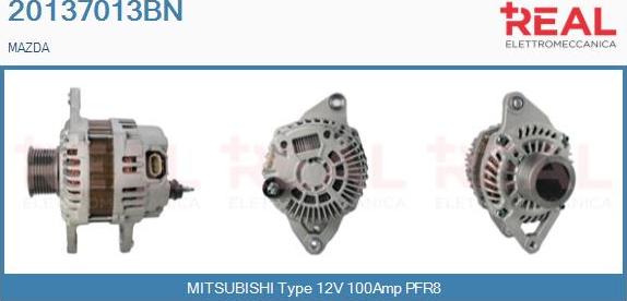 REAL 20137013BN - Alternateur droxauto.com