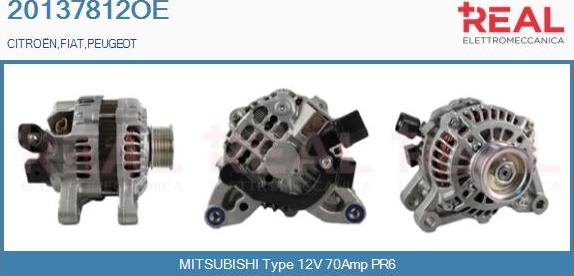 REAL 20137812OE - Alternateur droxauto.com