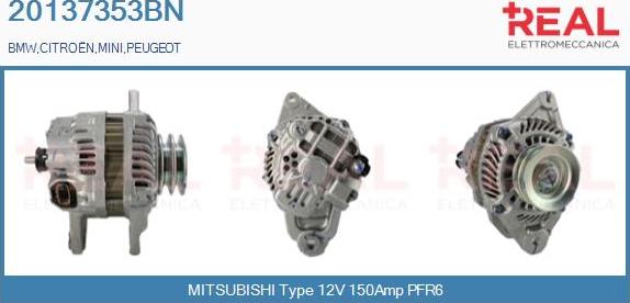 REAL 20137353BN - Alternateur droxauto.com