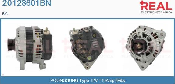 REAL 20128601BN - Alternateur droxauto.com