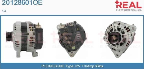 REAL 20128601OE - Alternateur droxauto.com