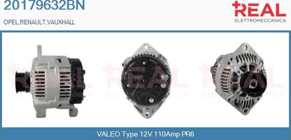 REAL 20179632BN - Alternateur droxauto.com