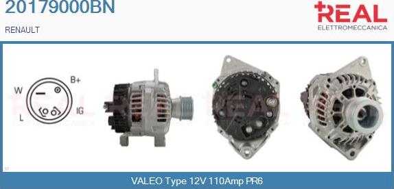 REAL 20179000BN - Alternateur droxauto.com