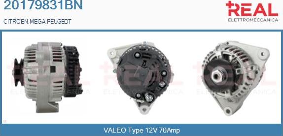 REAL 20179831BN - Alternateur droxauto.com