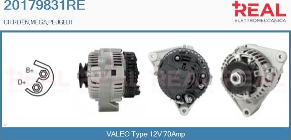 REAL 20179831RE - Alternateur droxauto.com
