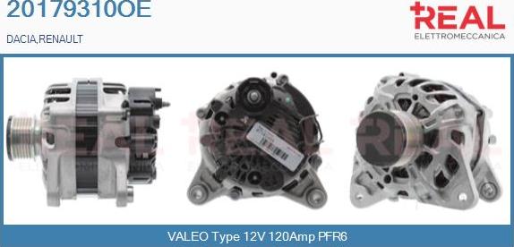 REAL 20179310OE - Alternateur droxauto.com