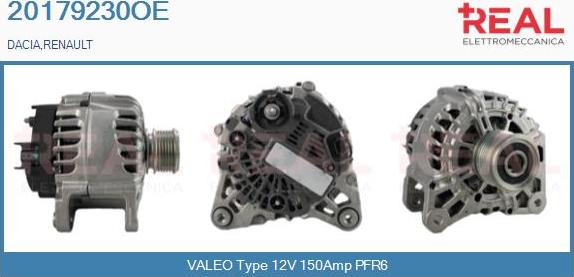 REAL 20179230OE - Alternateur droxauto.com