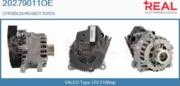 REAL 20279011OE - Générateur démarreur droxauto.com